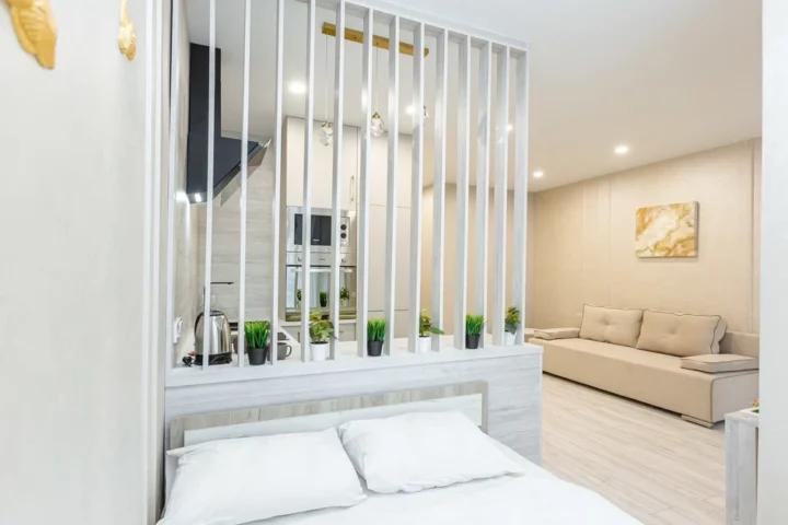 Short-term studio apartment at 24 Aerodromnaya Str., Minsk