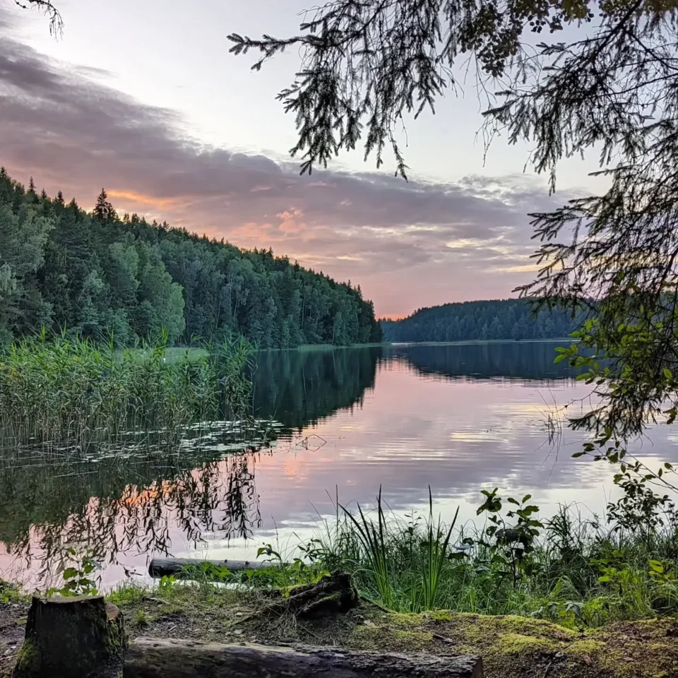 Экотропа на Голубых озерах в Беларуси