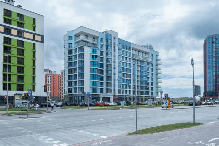 Short-term studio apartment at 9 Bratskaya Str., Minsk