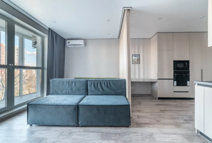 Short-term studio apartment at 25 Brilevskaya Str., Minsk