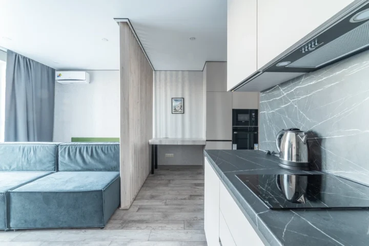 Short-term studio apartment at 25 Brilevskaya Str., Minsk