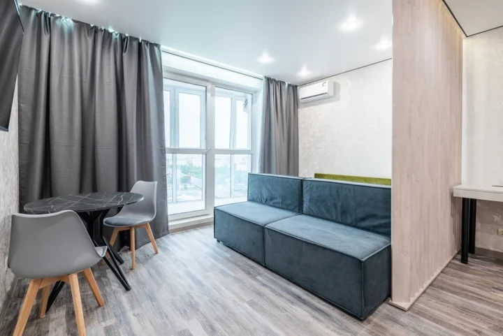 Short-term studio apartment at 29 Brilevskaya Str., Minsk