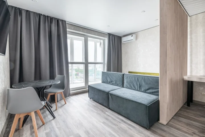 Short-term studio apartment at 29 Brilevskaya Str., Minsk