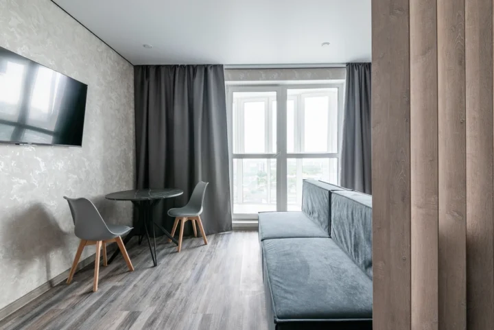 Short-term studio apartment at 29 Brilevskaya Str., Minsk