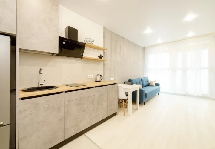 Интерьер квартиры-студии на сутки по адресу: Минск, Брилевская, 33