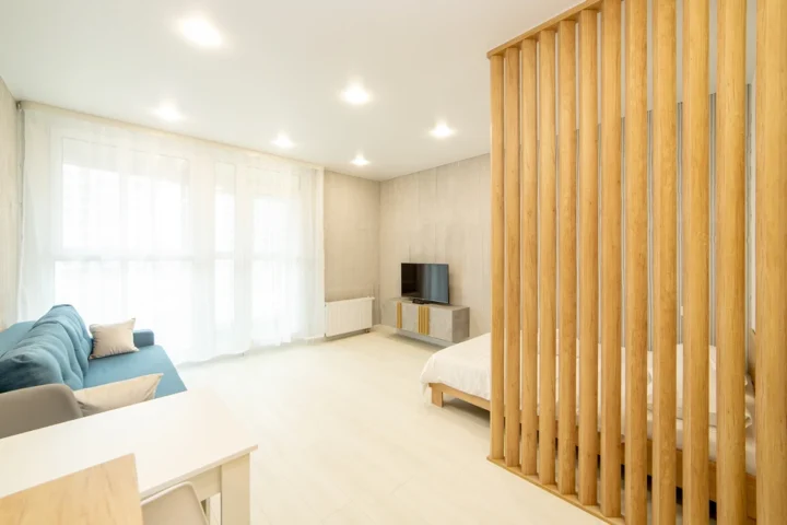 Интерьер квартиры-студии на сутки по адресу: Минск, Брилевская, 33