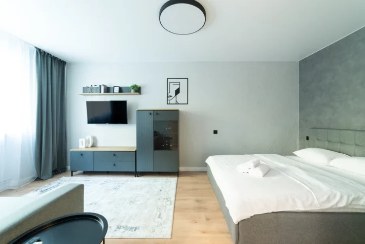 Интерьер 1-комнатной квартиры на сутки по адресу: Минск, ул. Дорошевича, 4