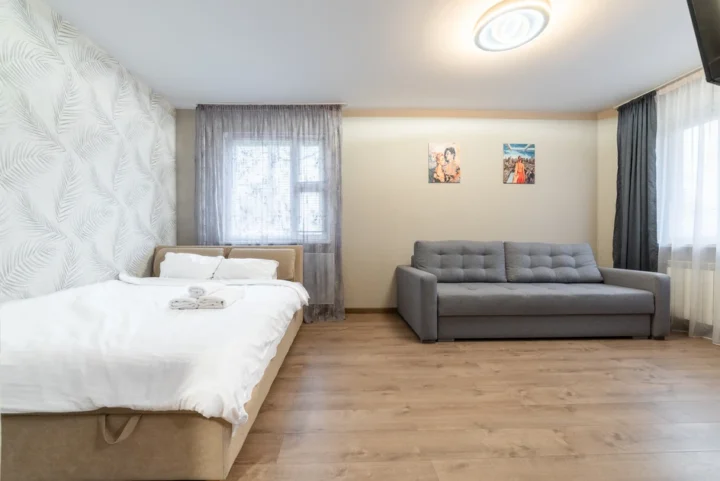 Short-term 1-bedroom apartment at 14 Gikalo Str., Minsk