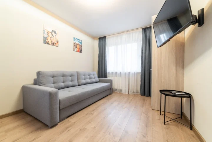 Short-term 1-bedroom apartment at 14 Gikalo Str., Minsk