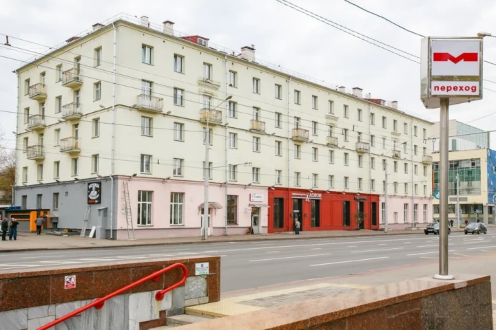 Short-term studio apartment at 5 Kalvariyskaya Str., Minsk