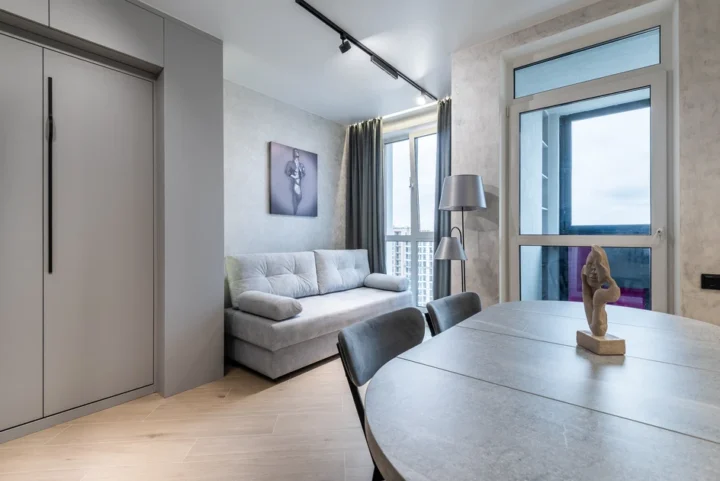 Short-term studio apartment at 37 Mikhaila Savitskogo Str., Minsk