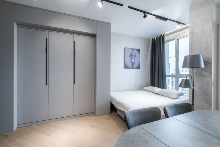 Short-term studio apartment at 37 Mikhaila Savitskogo Str., Minsk