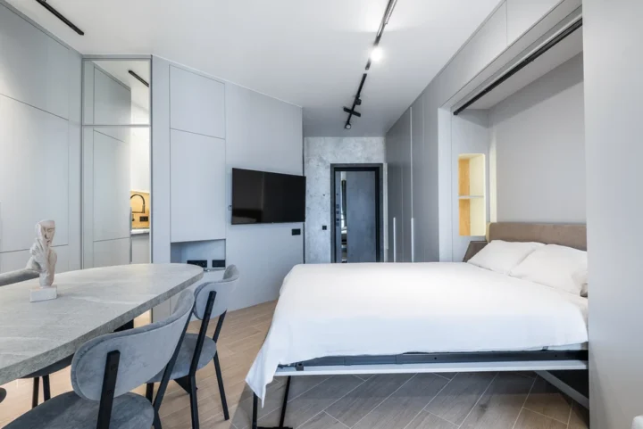 Short-term studio apartment at 37 Mikhaila Savitskogo Str., Minsk