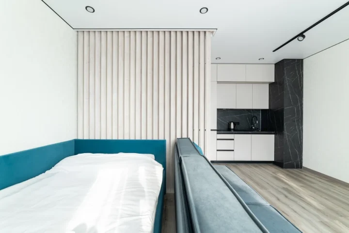 Интерьер квартиры-студии на сутки по адресу: Минск, ул. Николы Теслы, 20