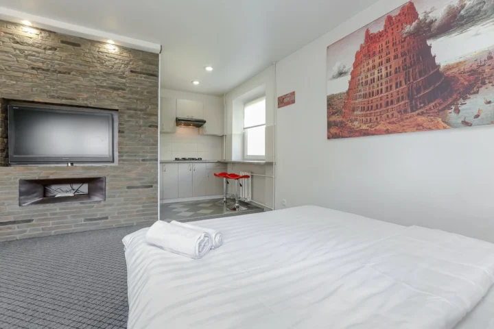 Интерьер квартиры-студии на сутки по адресу: Минск, ул. Сурганова, 36