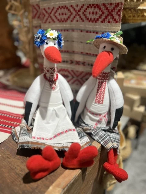 Children’s toys at a souvenir shop in Minsk