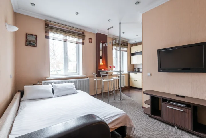 Интерьер квартиры-студии по адресу: Минск, ул. Амураторская, 2