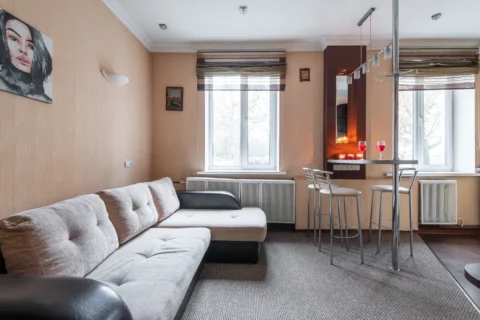 Интерьер квартиры-студии по адресу: Минск, ул. Амураторская, 2