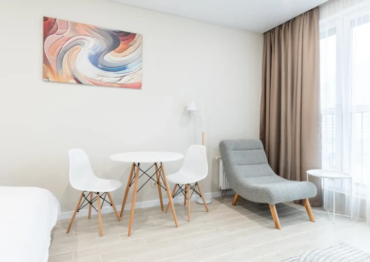 Short-term studio apartment at 20 Nikoly Tesly Str., Minsk