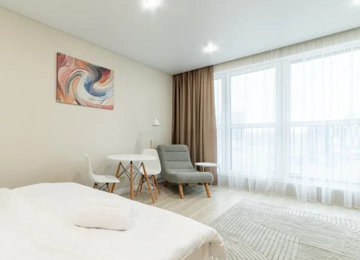 Short-term studio apartment at 20 Nikoly Tesly Str., Minsk