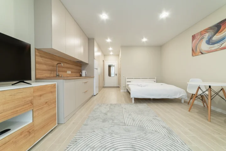 Short-term studio apartment at 20 Nikoly Tesly Str., Minsk