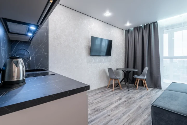 Интерьер квартиры-студии на сутки по адресу: Минск, Брилевская, 29