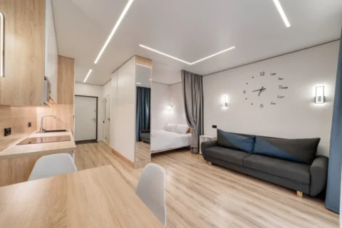 Интерьер 1-комнатной квартиры на сутки в Минске, улица Братская,15