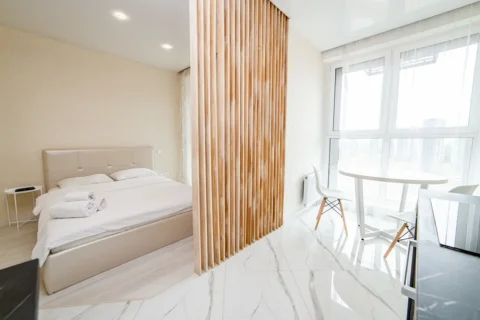 Интерьер 1-комнатной квартиры на сутки в Минске, улица Николы Теслы, 6